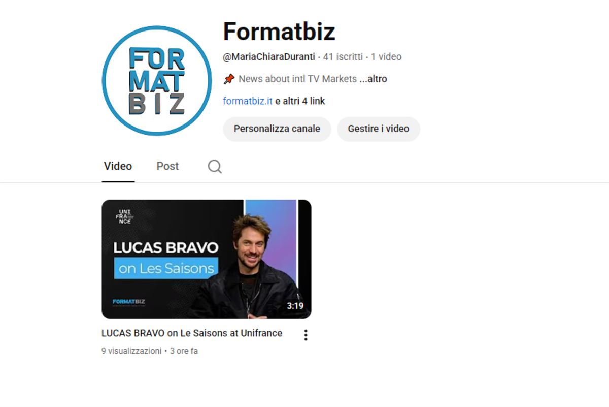Formatbiz Debuts YouTube Channel Featuring Exclusive Lucas Bravo Interview from Paris
